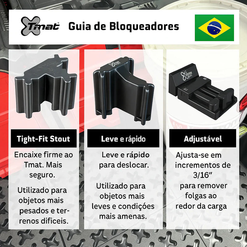 Tmat Bloqueadores Ajustáveis (Caixa com 64 unidades)